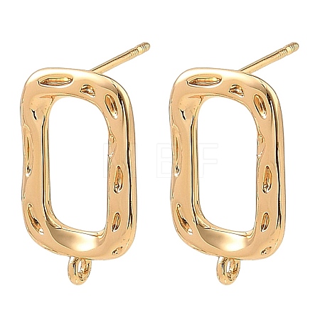 SHEGRACE Brass Earring Stud Earring Findings XGRQ6M319-910G-1