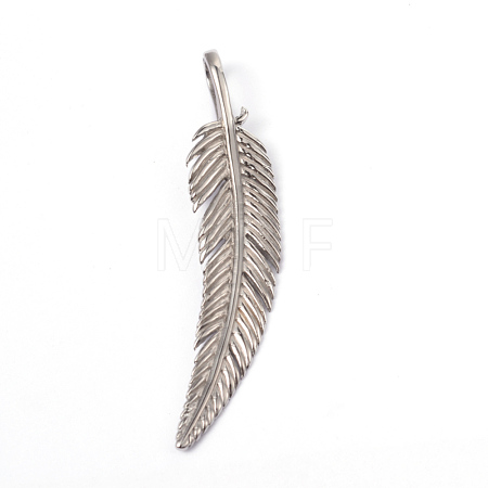Tarnish Resistant 316 Surgical Stainless Steel Big Pendants STAS-L184-074-1