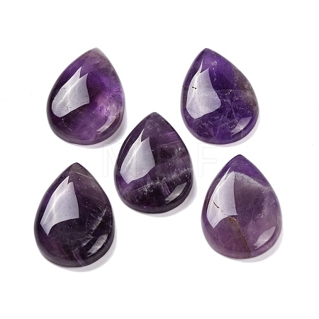 Natural Amethyst Cabochons G-B085-03B-04-1