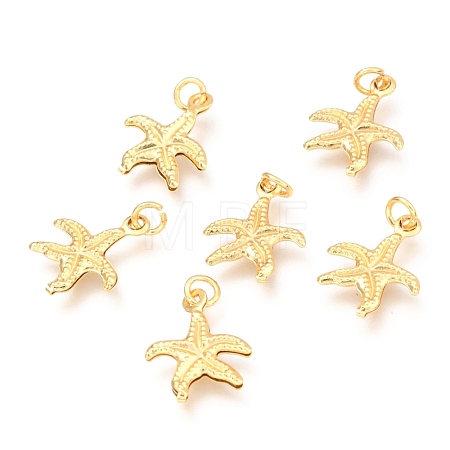 Brass Charms KK-B024-09G-1