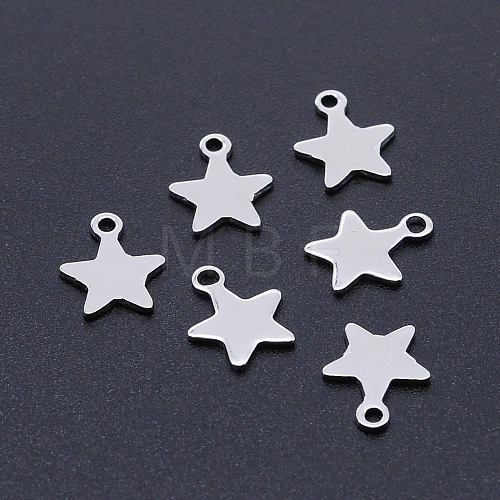 201 Stainless Steel Laser Cut Charms STAS-S105-T948-1-1