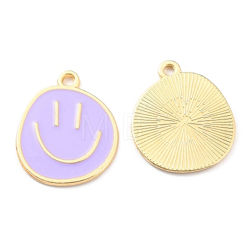 Alloy Enamel Pendants X-ENAM-D051-18G-06-1