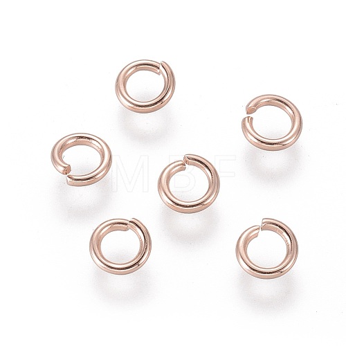 304 Stainless Steel Open Jump Rings STAS-O098-02RG-01-1