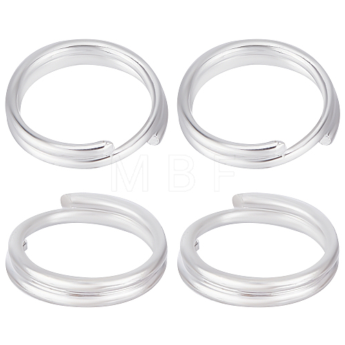 20Pcs 925 Sterling Silver Split Jump Rings STER-BBC0001-33A-1