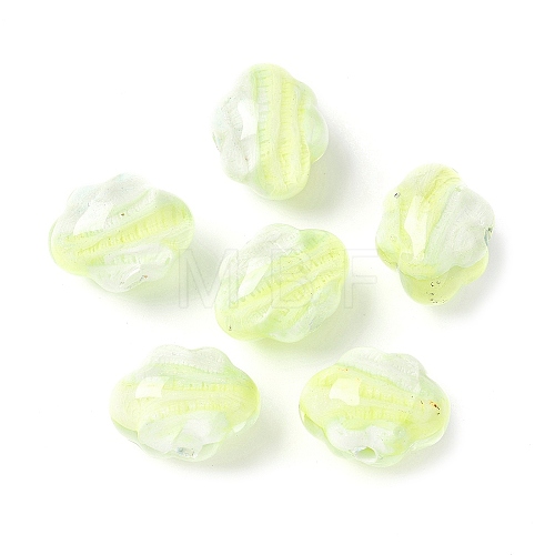 Two Tone Transparent Acrylic Beads OACR-D304-01B-1