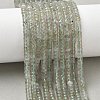 Natural Green Quartz Beads Strands G-A299-A25-01-1