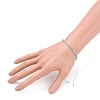 Adjustable Nylon Cord Braided Bead Bracelet BJEW-JB05683-02-5