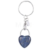 Natural Lapis Lazuli Keychain PW-WGCB953-09-1