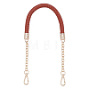 PU Leather Braided Bag Handles DIY-WH0366-84KCG-1