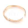 304 Stainless Steel Bangles BJEW-J182-01RG-4