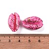 Spray Painted & Drawbench Shell Cabochons SSHEL-M023-03E-3