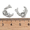 Brass Micro Pave Cubic Zirconia Pendants KK-U045-11P-3