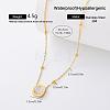 European Style 304 Stainless Steel Resin Pendant Necklaces for Women MD6766-4-1