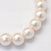 Baking Painted Pearlized Glass Pearl Round Bead Strands X-HY-Q003-6mm-41-2