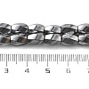 Electroplated Synthetic Magnetic Hematite Beads Strands G-P545-G01-02G-4