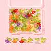 50Pcs Transparent Acrylic Pendants PALLOY-FS00043-06-6
