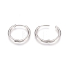 Tarnish Resistant 304 Stainless Steel Huggie Hoop Earrings EJEW-G272-02-14mm-P-3