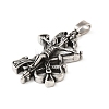Easter 304 Stainless Steel Pendants STAS-F363-02B-AS-2