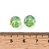 Electroplate Transparent Round Glass Beads GL-CBA6A73-AB05-3