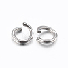 Tarnish Resistant 304 Stainless Steel Open Jump Rings LS-X-STAS-H437-4x0.6mm-2