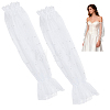 Polyester Detachable Mesh Puff Sleeves AJEW-WH0485-43A-1