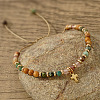 Birthday Brass Cross Charm Bracelets KZ7256-1-2