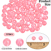120Pcs Transparent Resin Beads RESI-PA0001-23B-2
