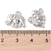 Vintage Elephant Charms PALLOY-ZN-47017-N-FF-3