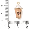 Brass Enamel Pendants KK-CBA8989-01F-3