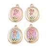 Alloy Enamel Pendants FIND-H058-01A-KCG-1