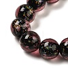 Handmade Dichroic Foil Glass Beads Strands DICH-U001-06E-3