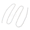Iron Glass Handmade Star Link Chains AJEW-JB01435-02-2