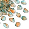 50Pcs Transparent Spray Paint Glass Beads GLAA-YW0004-50G-1