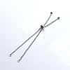 Tarnish Resistant Adjustable 201 Stainless Steel Slider Bracelets Making STAS-S105-JN646-1-1