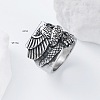 304 Stainless Steel Snake with Eagle Finger Rings for Men TH9949-3-5