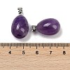 Natural Amethyst Pendants G-U018-01P-C-3