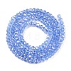 Electroplate Glass Beads Strands EGLA-A044-T2mm-B14-3