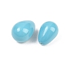 Electroplate Opaque Glass Beads GLAA-A044-02B-2