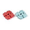 Handmade Porcelain Ceramic Beads PORC-T134-22M-2