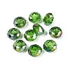 Transparent Baking Paint Glass European Beads GPDL-N005-D14mm-A11-01-1