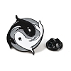 Black White Gray Yin-Yang Eight Trigrams Enamel Pins JEWB-Z014-01A-EB-3