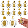12Pcs Glass Empty Holy Water Bottles for Religious AJEW-GA0008-90A-AG-1