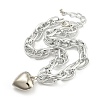 Heart Pendant Necklace LS-NJEW-K261-03P-3