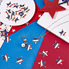 20Pcs Independence Day Alloy Enamel Pendants ENAM-SC0008-28-4
