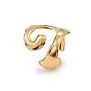 Irregular Brass Cuff Open Rings for Women KK-CBA8D1E-02A-G-2