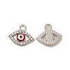 Alloy Rhinestone Enamel Pendants ENAM-M053-04P-2