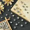 50Pcs 10 Styles Tibetan Style Alloy Spacer Beads FIND-CJ0001-57-5