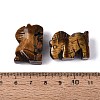 Natural Tiger Eye Horse Figurine DJEW-N005-01K-3