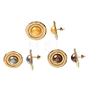 Brass Stud Earrings for Women KK-CBA9D38-02G-2