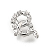 Brass Micro Pave Cubic Zirconia Pendants KK-Q097-05B-P-2